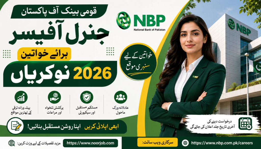 NBP general officer for females Jobs